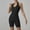 Black, variant on Halter Bodysuit for Women Solid Color Sleeveless Crew Neck Padded Slim Shapewea Push Up Shaping Lingerie