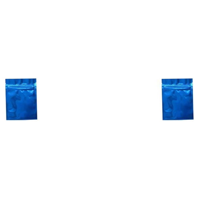Bearachild Bolsa de papel de aluminio de 100 piezas Envases de cosméticos Bolsas de paquete Ziplock a prueba de fugas con contenedor de envoltura Type7 NO7