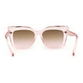 thumbnail image 4 of SA106 Womens Mod Oversized Square Cat Eye Sunglasses Pink Brown, 4 of 4