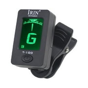 GloryStar IRIN T-100 Universal Tuner LCD Display for Chromatic Acoustic Guitar Bass Ukulele Guitar Accessories