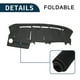thumbnail image 4 of Cubierta de tablero Unique Bargains para camioneta Ford F150 antideslizante | Alfombrilla de cubierta de tablero para consola central negra 1 pieza, 4 of 5