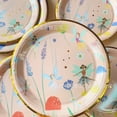 thumbnail image 4 of Vajilla desechable de hada para niña, platos de mariposa y diosa, vasos de servilleta, flores de primavera, Princesa, decoración de fiesta de feliz cumpleaños, 10 invitados, 4 of 4
