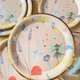 thumbnail image 4 of Vajilla desechable de hada para niña, platos de mariposa y diosa, vasos de servilleta, flores de primavera, Princesa, decoración de fiesta de feliz cumpleaños, 10 invitados, 4 of 4