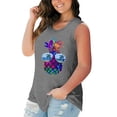 thumbnail image 2 of XCHQRTI Summer Beach Plus Size Womens Graphic Tank Tops Casual Sleeveless Shirts Vacation Vest Top, 2 of 7