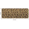 thumbnail image 7 of Brown and Black Leopard Print Kitchen Rug Mat,Kitchen Runner Rugs Non Skid Washable,Decorative Kitchen Floor Mats for Kitchen,Sink,Laundry,17"x47.2", 7 of 7