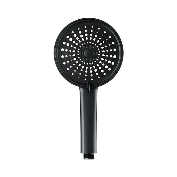 LSLJS High Pressure Shower Head, Large Panel Handheld Shower Head with 5 Spray Modes Pressurized Powerful Spray Shower Massager Anti-clog Nozzles Rainfall Showerhead Universal Bathroom Accessories