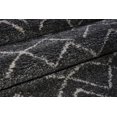 thumbnail image 3 of Ladole Rugs Tapis de Treillis Contemporain Durable Fabriqué à la Machine en Gris-Ivoire, 3 of 4