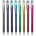 thumbnail image 2 of Set de Bolígrafos Pentel Hybrid Dual Metallic Liquid Gel Rollerball K110, 2 of 5