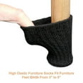 thumbnail image 5 of 24 piezas de calcetines para sillas, de alta elasticidad, para muebles, antideslizantes., 5 of 5