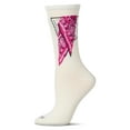 thumbnail image 3 of MeMoi Women's Bandana in Pocket Bamboo Blend Crew Socks - Womens - Female, 9-11, Denim Heather, 3 of 8