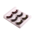 thumbnail image 3 of Pestañas postizas Yuyangstore 3 piezas ligeras 3D reutilizables Estilo G, 3 of 8