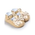 thumbnail image 2 of Lavaport Newborn Baby Girls Bowknot Shoes PU Leather Buckle First Walkers, 2 of 5