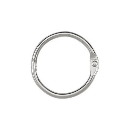 Acco Data Binder - ACCO Loose Leaf Binder Rings, 1 Inch Capacity, Silver, 100/Box (72202)