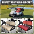 thumbnail image 4 of Garronmavis Golf Cart Seat Covers Red Smooth and Simple Golf Cart Elastic Seat Covers Gradient Color Universal Fit All Golf Cart Brand, 4 of 7