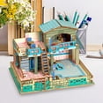 thumbnail image 3 of 3D Wooden Puzzles Decoration, House Building Wood Creative Mechanical Puzzles Assembly Model Building Kits to Build for Adults & , DIY Wooden Puzzle Hobbies Toys for Adults &Teens Gifts, 3 of 5