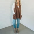 thumbnail image 7 of iHPH7 Sweater Vest Women Sleeveless Vest for Women Oversized Vests for Women Fall Vest for Women Womens Fall Tops Fall Fashion Sleeveless Sweater Tops for Women Coffee XL, 7 of 7