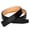 Black-2, variant on Men's Top-Grain Cowhide Black Leather Belt Strap for Automatic Buckle, 1.38"(3.5cm) Width,No Buckle,Gift Box,Casual and Format