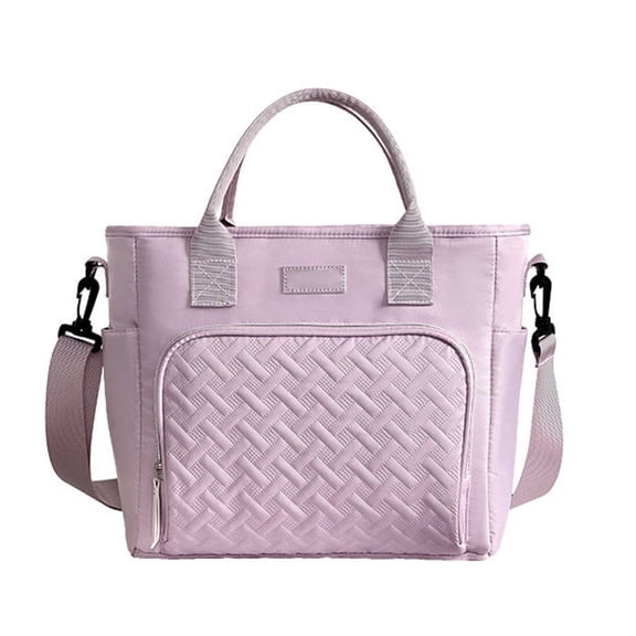 AUXDIQ 11L Insulated Cooler Bag Leakproof Cooling Tote Thermal Lunch Bag Purple
