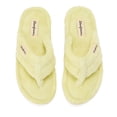 thumbnail image 5 of Dearfoams Women's Wrenley Terry Thong Flip Flop House Slipper, 5 of 8