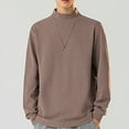 thumbnail image 2 of fatyb Mens Thermal Mock Neck Shirts Long Sleeve Warm Undershirts Soft Casual Lightweight Pullover Tops, 2 of 6