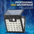 thumbnail image 1 of Solar Motion Sensor Light Waterproof Solar Wall Light with 72LEDs Solar Light 3 Lighting Modes with 270-degree Beam Angle for Patio Garden Pathway, 1 of 11
