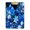 Gold, variant on Blue Dream Flowers 12.5x9in Clipboard, Durable Acrylic with Metal Clip and Wall Hook for Office or Classroom