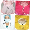 thumbnail image 3 of NICEXMAS 10Pcs Soft Polyester Face Mask Lanyard Adjustable Strap with Windproof Fixed Button, 3 of 8