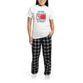 thumbnail image 5 of CafePress - Retired Postal Worker Graphic: You'Re Pajamas - Women's Short Sleeve Print T-Shirt and Pants Light Cotton Pajama Set, 5 of 7