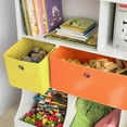 thumbnail image 4 of SoBuy KMB26-W,Children Kids Bookcase Book Shelf, Toy Storage Unit Storage Display Shelf Organizer with Fabric Drawers, 4 of 6