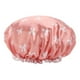 thumbnail image 5 of Gorro de ducha multiusos, accesorio impermeable para uso en salones, hoteles y hogares. Rosa, 5 of 9