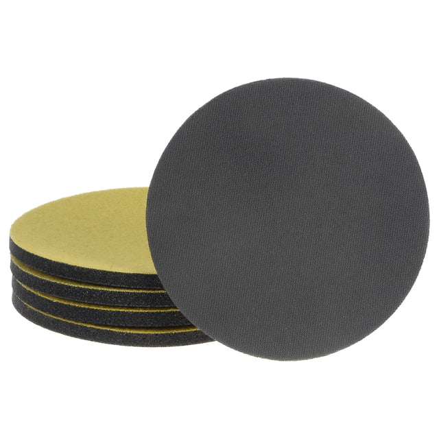 Unique Bargains 5pcs Glass Polish Sanding Disc 4' 1000 Grit Very Fine Grade Abrasive Disc Silicon Carbide