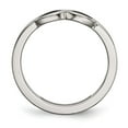 thumbnail image 2 of Stainless Steel Polished Infinity Symbol Ring, 2 of 7