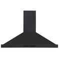 thumbnail image 3 of Ancona Hotte de Cuisinière Pyramidale Murale Convertible 36” 450 CFM en Acier Inoxydable Noir, 3 of 6