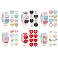 thumbnail image 3 of 500pcs/roll Wedding Gift Heart Shaped Flowers Valentine's Day Floral Label Sticker 500pcs/roll Thank You Stickers Seal Stickers HA150, 3 of 8