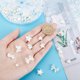 thumbnail image 3 of Kit de 170 cuentas de perlas de plástico con forma de estrella, corazón, mariposa y lazo. Cuentas sueltas de imitación de perlas acrílicas., 3 of 9