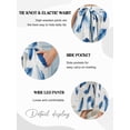 thumbnail image 3 of Usaibhir Wide Leg Pants for Women High Waisted Palazzo Pants Work Casual Flowy Tie Knot Trousers with Pockets S-XXL, 3 of 12