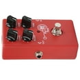 Electric Guitar Fuzz Distortion Pedal with Adjustable Level Gain Scoop and Tone Monoblock