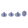 thumbnail image 1 of 40 Pieces Gray Plastic Mat Against Vehicle Splash Model Clips 7mm x 16mm x 24mm, 1 of 7