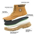 thumbnail image 4 of Vantalaria Waterproof Steel Toe Boots For Men Comfortable Safety Work Boots Indestructible Shoes Non Slip Puncture Resistant Industrial Construction Boots, 4 of 7