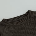 thumbnail image 4 of Baby Girl Boy Knit Pullover Sweater Fall Winter Warm Sweatshirt Tops with Pocket, 4 of 6