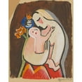 thumbnail image 3 of Mikuláš Galanda 20x24 Black Modern Framed Museum Art Print Titled - Travel (1937-1938), 3 of 5