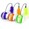 thumbnail image 3 of Interactive Cat Automatic Rolling Ball Funny Cat Toy Tumbler Toy Dogs Smart LED Flash Electric Cat Ball Toy, 3 of 5