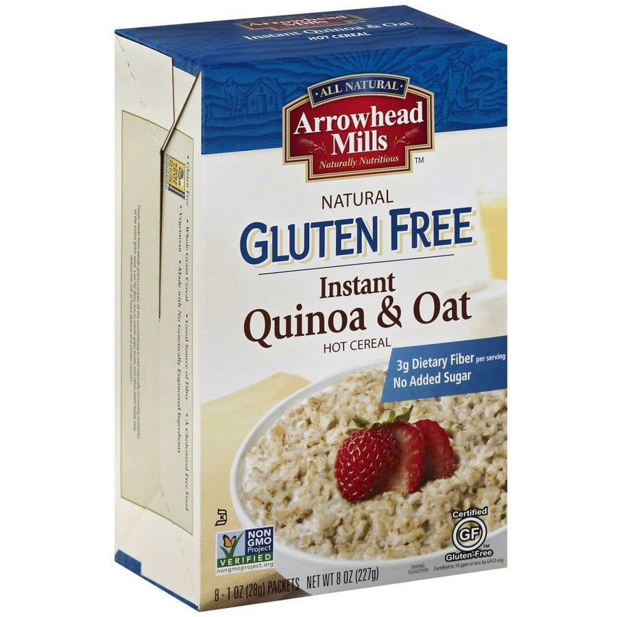 Arrowhead Mills Gluten Free Instant Quinoa & Oat Cereal, 8 oz, (Pack of