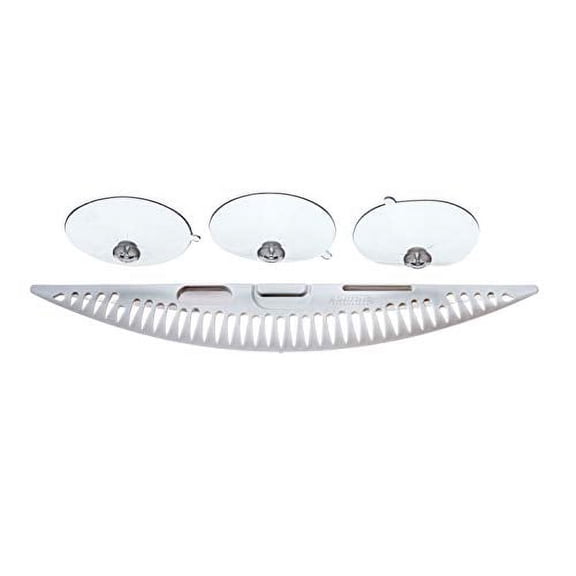 attwood 11848-4 Hook and Lure Rack with Suction Cup Mounts White