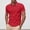 Watermelon Red, variant on Adult Men Polo Shirts Short Sleeve Button Tee Shirt Basic Blue Mens Fashion Tops