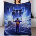 thumbnail image 4 of Lionel Messi Manta de franela anti-pilling, suave, ligera, esponjosa y acogedora de lujo para hogar y cocina – Perfecta para niños y adultos, 76.2cm×101.6cm, 4 of 6