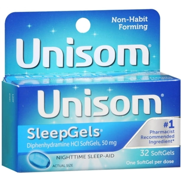 Unisom SleepGels 32 Caps (Pack of 6)