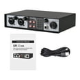thumbnail image 3 of Mistaha Professional 2-Channel Audio Interface Mixer with Separate Tracks Recording Capability - External Sound Card for Computer Recording without Drivers - DJ Microphone Equipment with 48V Phantom, 3 of 6
