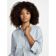 thumbnail image 3 of Weekend Academy Girls Button Up Shirt with Long Sleeves, Sizes 4-18, 3 of 5