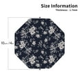 thumbnail image 2 of Kdxio Retro Flower Funny Coasters,4 Pcs Leather Coasters,Housewarming Gifts,Protect Furniture from Water Marks Scratch and Damage, 2 of 8